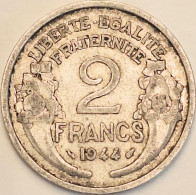 France - 2 Francs 1944, KM# 886a.1 (#4105) - 2 Francs