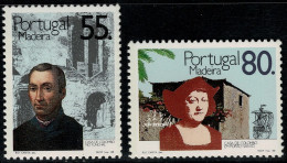 Portugal Madeira 1988, Mint, "Kolumbus Wohnsitze" (**) Mi 123-24 €4,50, MNH - Christoph Kolumbus