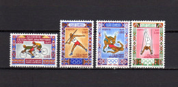 Algeria 1972 Olympic Games Munich, Cycling, Wrestling Etc. Set Of 4 MNH - Ete 1972: Munich