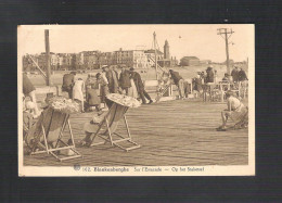 BLANKENBERGHE - SUR L'ESTACADE - OP HET STAKETSEL   (7118) - Blankenberge