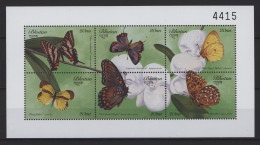 Bhutan - 1999 Butterflies Kleinbogen (2) MNH__(TH-26798) - Bhután