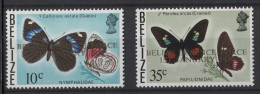 Belize - 1978 Butterflies National Defense Force Overprints MNH__(TH-24789) - Belize (1973-...)