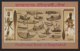 Bangladesh - 2015 Traditional Boats Block MNH__(TH-25481) - Bangladesh