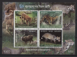 Bangladesh - 2016 Rare Animals Block MNH__(TH-25484) - Bangladesch