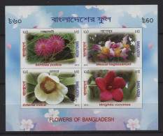 Bangladesh - 2013 Flowers Block MNH__(TH-25478) - Bangladesh