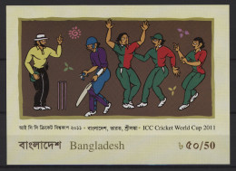 Bangladesh - 2011 ICC Cricket World Cup Block MNH__(TH-25473) - Bangladesch