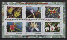 Bangladesh - 2004 Wild-growing Flowering Plants Block MNH__(TH-25442) - Bangladesch