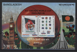 Bangladesh - 1999 ICC Cricket World Cup Block MNH__(TH-25412) - Bangladesh