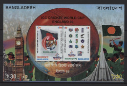 Bangladesh - 1999 ICC Cricket World Cup Block MNH__(TH-25412) - Bangladesch