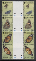 Ascension - 1995 Butterflies Gutter Pairs MNH__(TH-24767) - Ascension