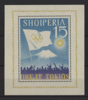 Albania - 1964 Summer Olympics Tokyo (III) Block MNH__(TH-25565) - Albania