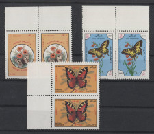 Afghanistan - 1983 Butterflies Pairs MNH__(TH-24744) - Afghanistan