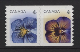 Canada - 2015 Pansies Self-adhesive MNH__(TH-24590) - Unused Stamps