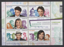 Canada - 2014 Comedian Block MNH__(TH-24692) - Blocks & Sheetlets