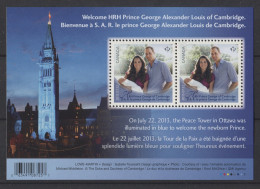 Canada - 2013 Prince George Of Cambridge Block MNH__(TH-24672) - Blocchi & Foglietti