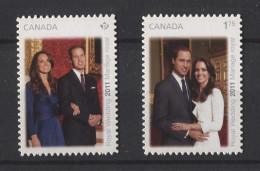 Canada - 2011 Prince William And Catherine Middleton Self-adhesive MNH__(TH-24855) - Neufs