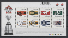 Canada - 2012 Canadian League American Football Kleinbogen MNH__(TH-24650) - Hojas Bloque