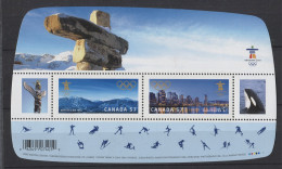 Canada - 2010 Winter Olympics Vancouver Block MNH__(TH-24736) - Hojas Bloque