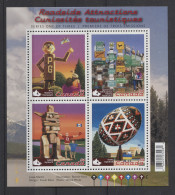 Canada - 2009 Roadside Attractions Block MNH__(TH-24727) - Hojas Bloque