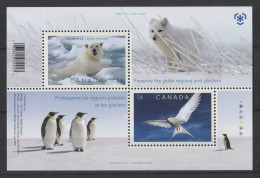 Canada - 2009 Protect Polar Regions And Glaciers Block MNH__(TH-24725) - Blocks & Kleinbögen