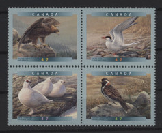 Canada - 2001 Native Birds Block Of Four MNH__(TH-27263) - Hojas Bloque