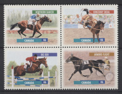 Canada - 1999 Equestrian Sport Block Of Four MNH__(TH-24902) - Hojas Bloque