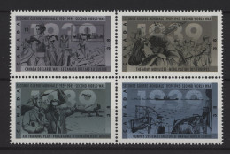 Canada - 1989 World War II Block Of Four MNH__(TH-25165) - Blocks & Kleinbögen