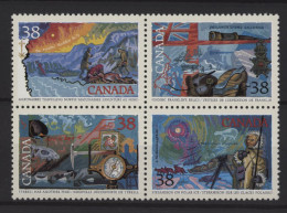 Canada - 1989 Exploration Of The North Block Of Four MNH__(TH-25161) - Blocchi & Foglietti