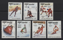 Cambodia - 1991 Winter Olympics Albertville MNH__(TH-24581) - Kambodscha