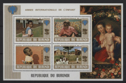 Burundi - 1979 Children's Village Gitega Block MNH__(TH-25317) - Blocks & Kleinbögen