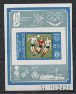 Bulgaria - 1973 Olympic Congress Block IMPERFORATE MNH__(TH-23831) - Blocs-feuillets