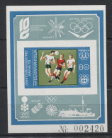 Bulgaria - 1973 Olympic Congress Block IMPERFORATE MNH__(TH-23831) - Blocchi & Foglietti