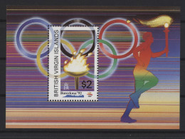 British Virgin Islands - 1992 Summer Olympics Barcelona Block MNH__(TH-27674) - Iles Vièrges Britanniques
