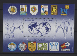 Brazil - 1984 International Football Association Block MNH__(TH-27802) - Blokken & Velletjes