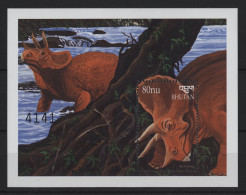 Bhutan - 1999 Prehistoric Animals Block (2) MNH__(TH-24457) - Bhutan
