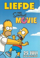 Cinema - Affiche De Film - Les Simpsons - Le Film - Dessin Animé - Carte Neuve - CPM - Voir Scans Recto-Verso - Affiches Sur Carte