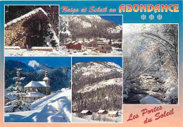 74 - Abondance - Station Des Portes Du Soleil - Multivues - CPM - Voir Scans Recto-Verso - Abondance