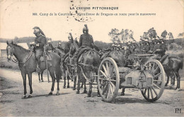 Camp De LA COURTINE - Mitrailleuse De Dragons En Route Pour La Manoeuvre - Très Bon état - La Courtine