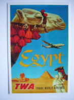 Avion / Airplane / TWA - TRANS WORLD AIRLINES / Egypt - Aérodromes