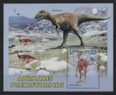 Cuba - 2006 Prehistoric Animals Block MNH__(TH-24452) - Hojas Y Bloques