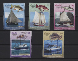 Cuba - 2005 Fishing Boats And Sea Creatures MNH__(TH-27355) - Unused Stamps