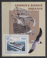 Cuba - 2005 Fishing Boats And Sea Creatures Block MNH__(TH-26435) - Blokken & Velletjes