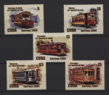 Cuba - 2004 Historic Trams MNH__(TH-27341) - Ungebraucht