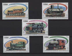 Cuba - 2001 Steam Locomotives MNH__(TH-27546) - Unused Stamps