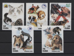 Cuba - 2001 Cats And Dogs MNH__(TH-27542) - Nuevos