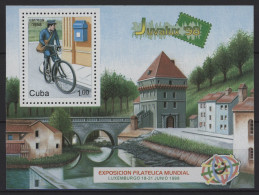 Cuba - 1998 Postman On Bike Block MNH__(TH-27340) - Blocs-feuillets