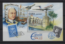 Cuba - 1996 Stamp Exhibition ESPAMER '96 Block MNH__(TH-25231) - Blocs-feuillets