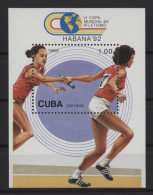 Cuba - 1992 Athletics World Cup Block MNH__(TH-27648) - Hojas Y Bloques