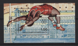 Cuba - 1990 Summer Olympics Barcelona Block MNH__(TH-27558) - Blocks & Kleinbögen