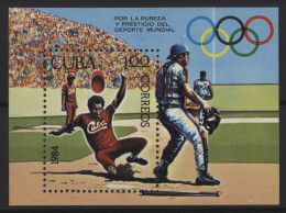 Cuba - 1984 Sport Promotion Block MNH__(TH-27554) - Blokken & Velletjes